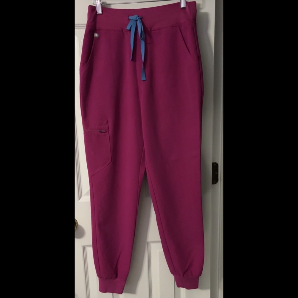 Figs Raspberry Sorbet Zamora Jogger Scrub Pants